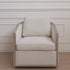 Claude Bouclé Swivel Barrel Chair